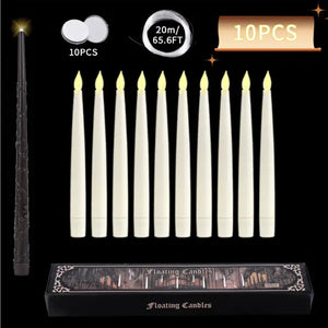 20LED Floating Candles With Candle Sticks Electronic Worldwide