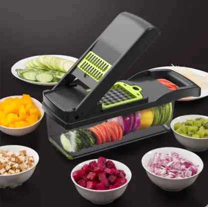 Vegetable Cutting Artifact Kitchen Diced Fruit Multi-Function Shredded Potatoes Electronic Worldwide