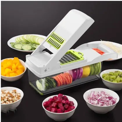 Vegetable Cutting Artifact Kitchen Diced Fruit Multi-Function Shredded Potatoes Electronic Worldwide