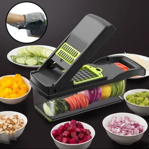 Vegetable Cutting Artifact Kitchen Diced Fruit Multi-Function Shredded Potatoes Electronic Worldwide