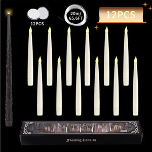 20LED Floating Candles With Candle Sticks Electronic Worldwide