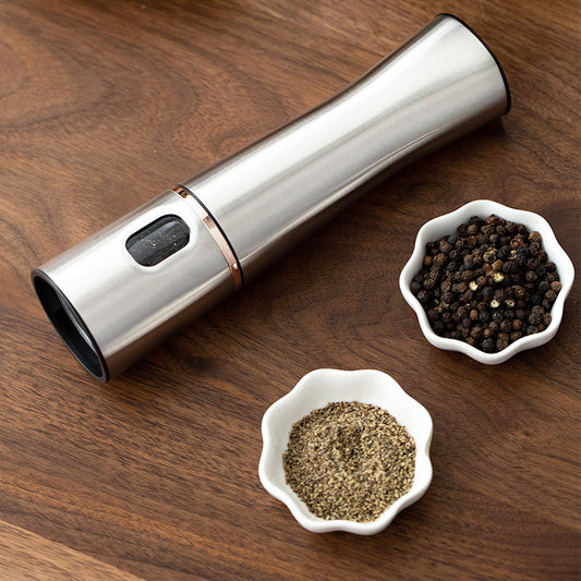 Electric Pepper Mill Stainless Steel Salt Grinder