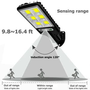 LED Solar Motion Sensor Light Bright Garden Outdoor Street Wall Electronic Worldwide