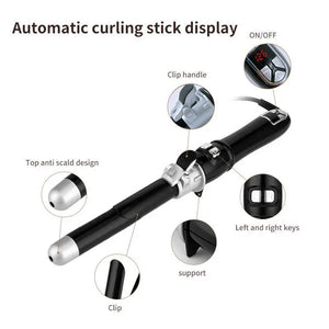 LCD Temperature Controlled Automatic Hair Curler Electronic Worldwide