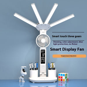 3in1 Multifunction Table Lamp LED Four-headed Folding