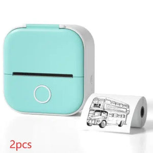 Printer Bluetooth Mini Label Electronic Worldwide