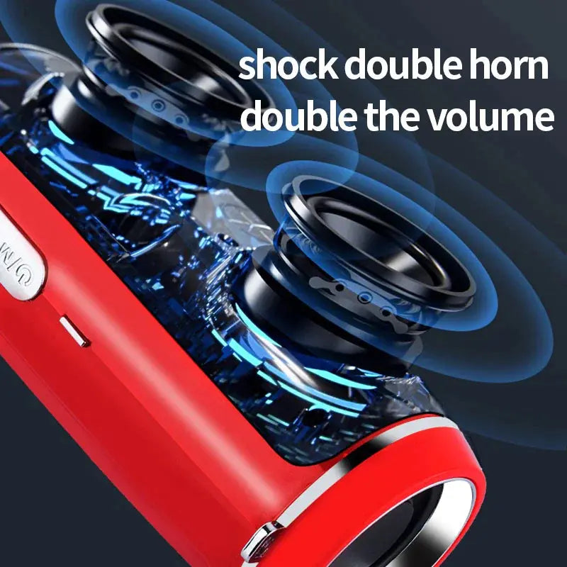 Bluetooth 5.1 Speaker Wireless Waterproof Outdoor Stereo LOUD Bass USB/TF Strap Electronic Worldwide