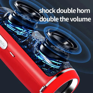 Bluetooth 5.1 Speaker Wireless Waterproof Outdoor Stereo LOUD Bass USB/TF Strap Electronic Worldwide