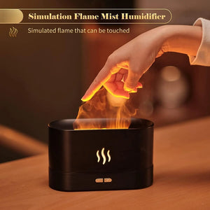 Flame Air Diffuser Humidifier for Room Home Office Electronic Worldwide