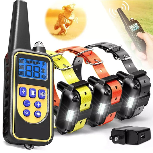 Dog Training US Collar Rechargeable Electronic Worldwide