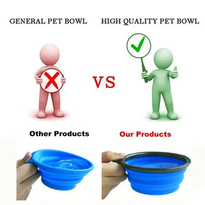 Portable Travel Bowl For Dog Feeder Electronic Worldwide