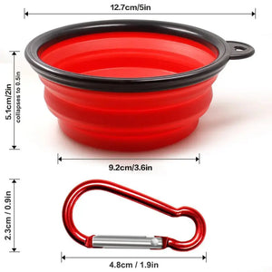 Portable Travel Bowl For Dog Feeder Electronic Worldwide