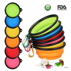 Portable Travel Bowl For Dog Feeder Electronic Worldwide