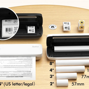 A4 Portable Thermal Transfer Printer Wireless