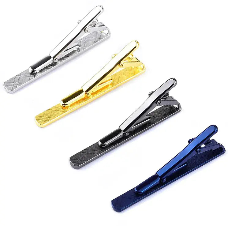 4PCS Mens Stainless Steel Tie Clip Electronic Worldwide