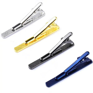 4PCS Mens Stainless Steel Tie Clip Electronic Worldwide