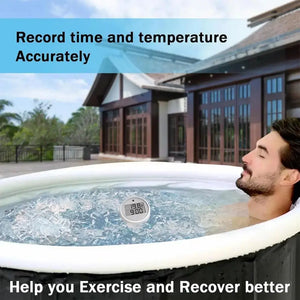 Water Thermometers for Ice Bath Waterproof Floating Thermometers Bath Pool Thermometers Digital Water Thermometers with Timer Electronic Worldwide