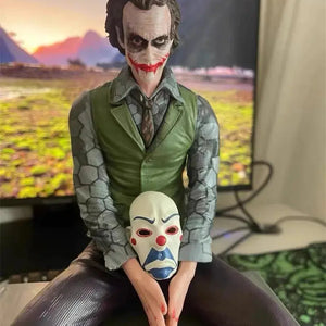 Movie Joker Heath Ledger Clown Sitting Doll Electronic Worldwide