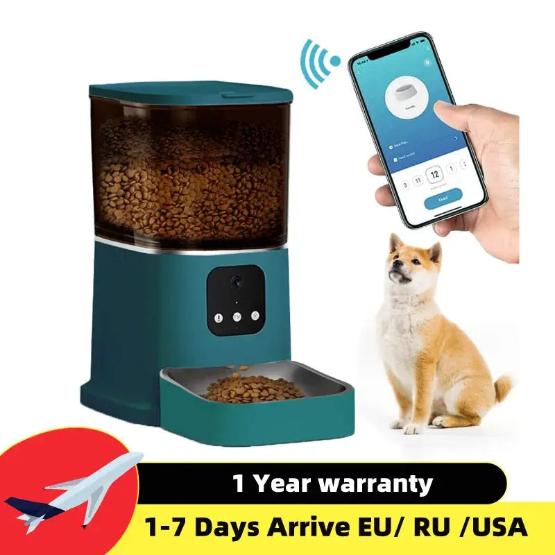 Automatic Cat Feeder Timing with Camera Electronic Worldwide