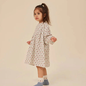 Girls Cherry Dresses Print Electronic Worldwide