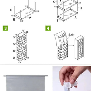 Space-saving Cabinets Shoe Shelf Electronic Worldwide