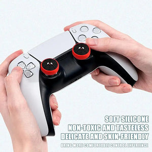 4Pcs Silicone Gaming Controller Thumbstick Grip Cap Joystick Cap Anti-Slip Joystick Cover For Playstation 5 XBOX PS5 Accessories - Electronic Worldwide