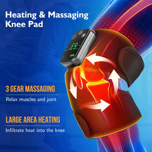 Knee Heating Massager Joint Physiotherapy Hot Compress Vibration Massage Elbow Shoulder Support Thermal Knee Pad Relieve Arthrit - Electronic Worldwide