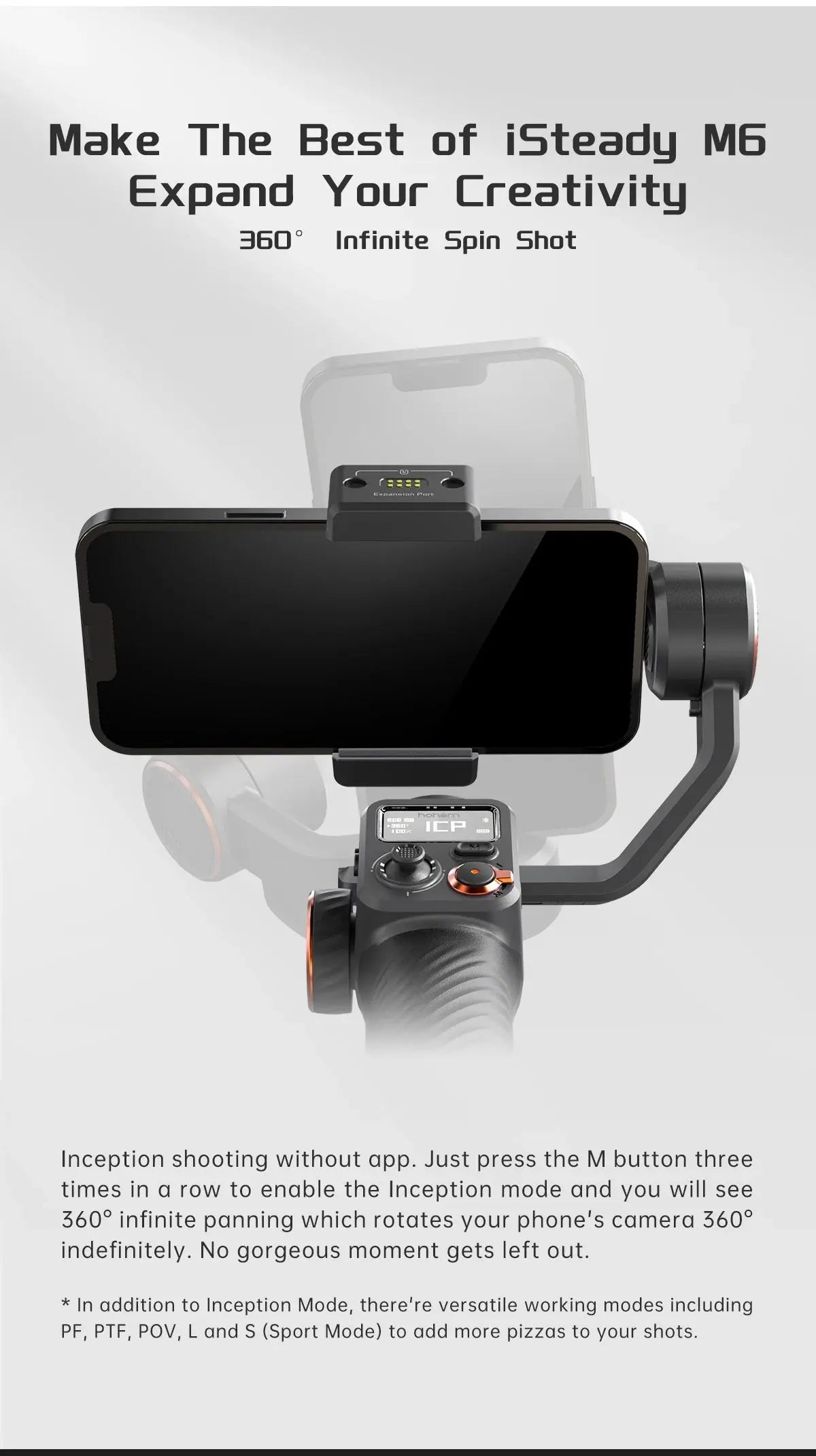 Hohem-iSteady M6 Kit Gimbal My Store