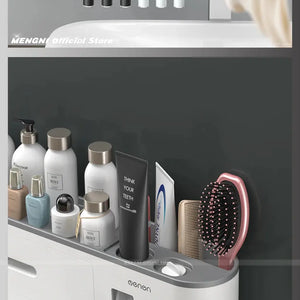 Magnetic Adsorption Toothbrush Holder Wall Electronic Worldwide