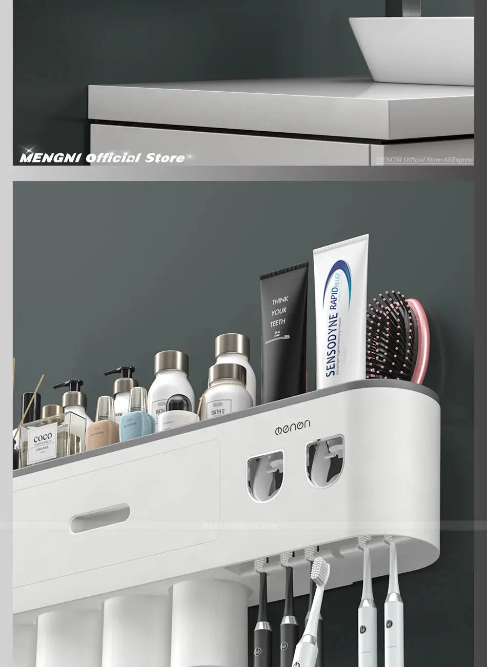 Magnetic Adsorption Toothbrush Holder Wall Electronic Worldwide