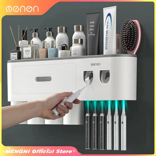 Magnetic Adsorption Toothbrush Holder Wall Electronic Worldwide