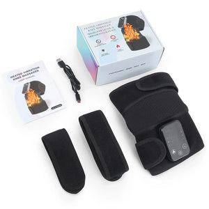 Knee Heating Massager Joint Physiotherapy Hot Compress Vibration Massage Elbow Shoulder Support Thermal Knee Pad Relieve Arthrit - Electronic Worldwide