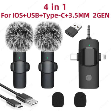 2 Microphone-4 In 1