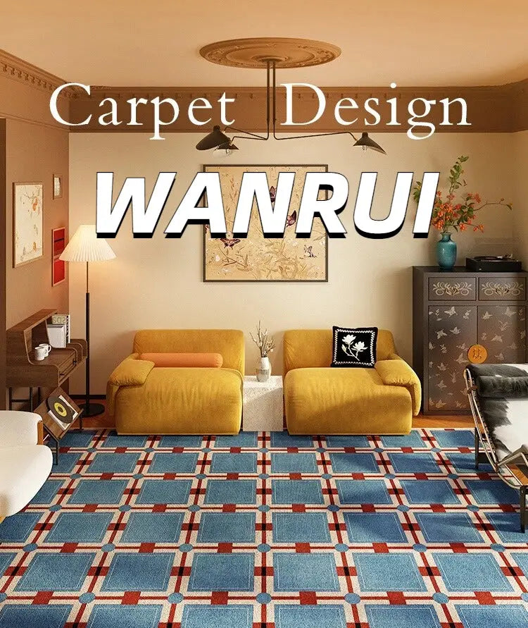 Retro Carpet Living Room Electronic Worldwide