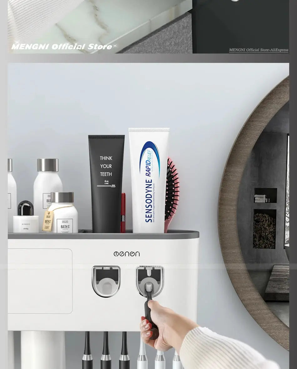 Magnetic Adsorption Toothbrush Holder Wall Electronic Worldwide