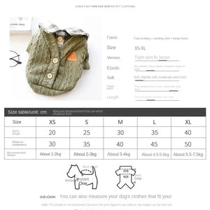 Dog Winter Fashion Warm Clothes Knitted Pet Clothes Electronic Worldwide