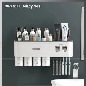 Magnetic Adsorption Toothbrush Holder Wall Electronic Worldwide