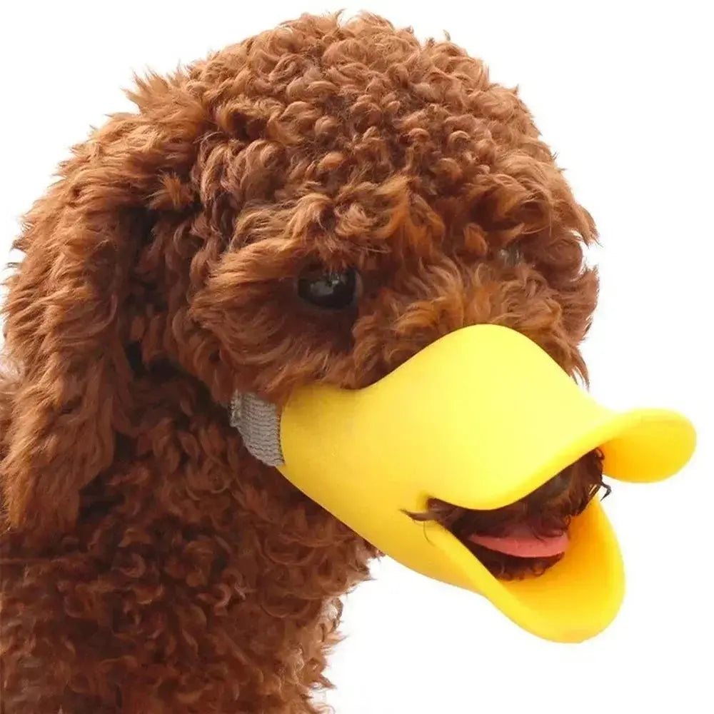 Pet Dog Muzzle Silicone Duck Shape Mask for Pet Dogs Anti Bite Stop Barking Small Large Dog Mouth Muzzles Pet Dog Accessories Electronic Worldwide