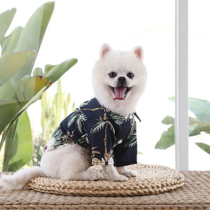 Pet Summer Cotton Shirts Hawaii Style Electronic Worldwide