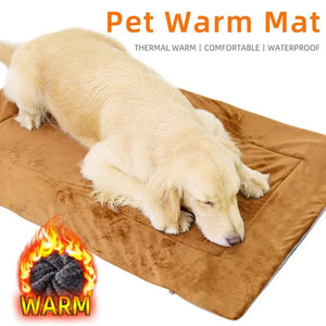 Dog Bed Self Heating Pet Blanket Winter Warm Sleeping Cover Electronic Worldwide