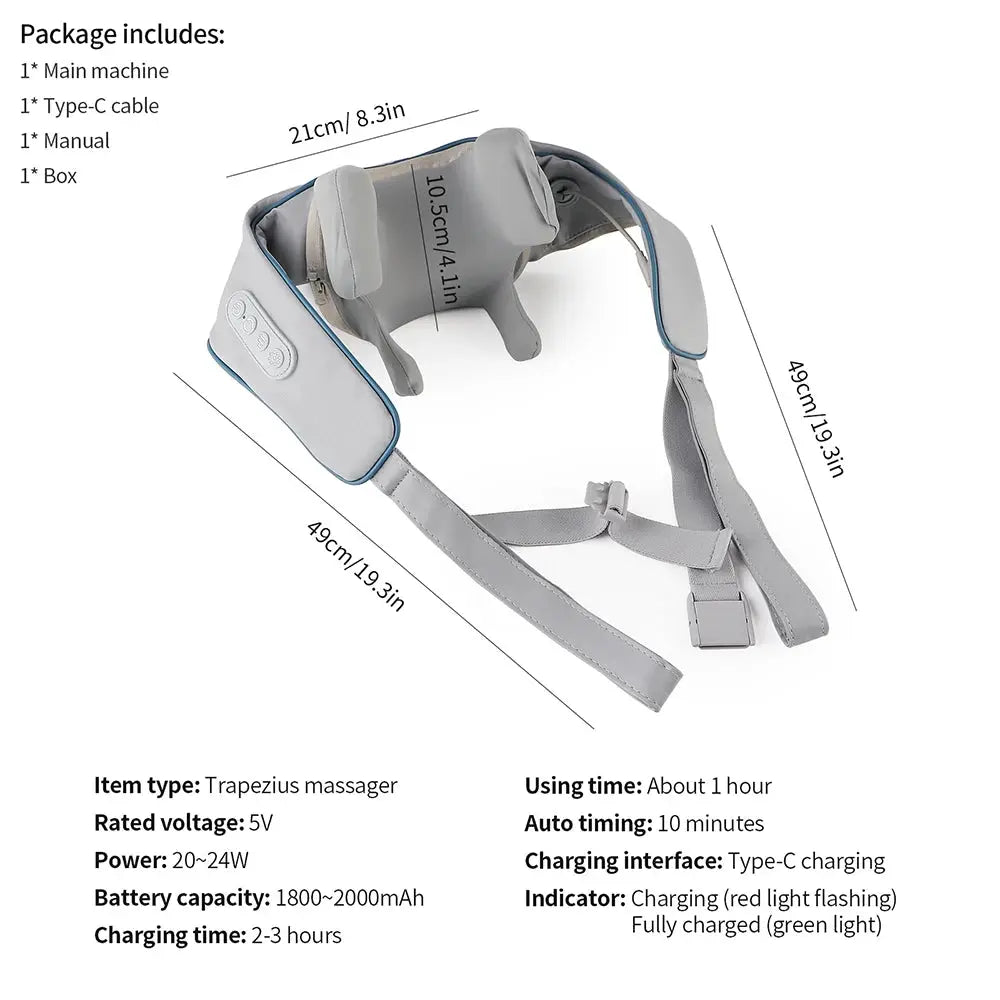 Wireless neck and shoulder massage Electronic Worldwide