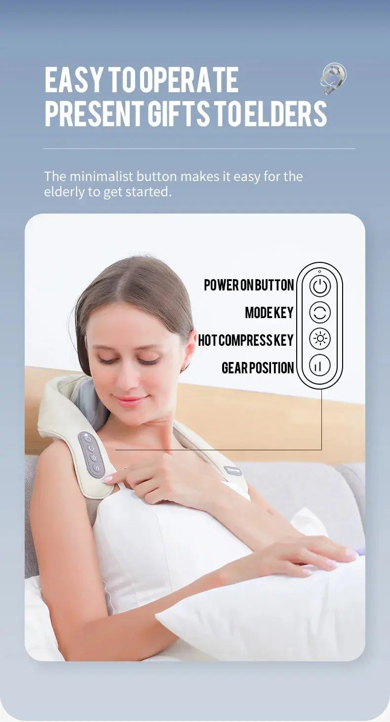 Wireless neck and shoulder massage Electronic Worldwide