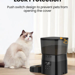 ROJECO Automatic Pet Feeder Button Version Electronic Worldwide