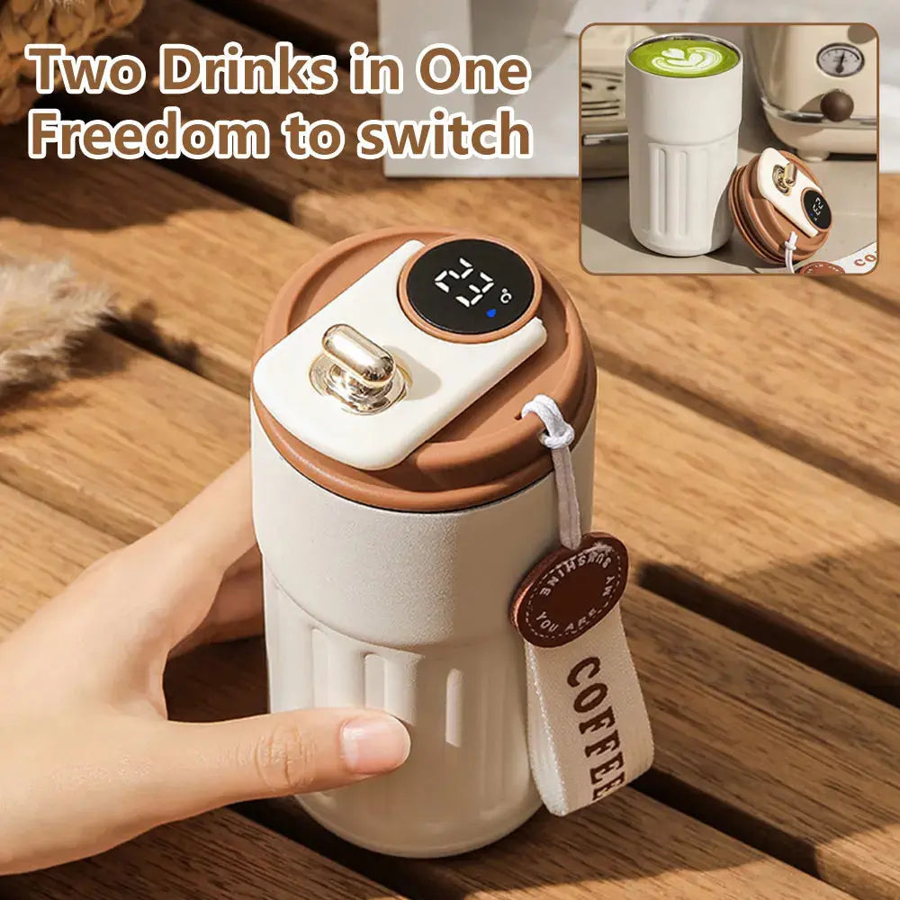 Thermos Bottle LED Coffee Cup My Store