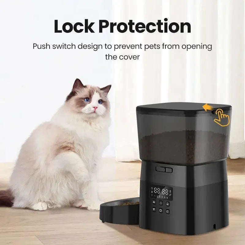 ROJECO Automatic Pet Feeder Button Version Electronic Worldwide