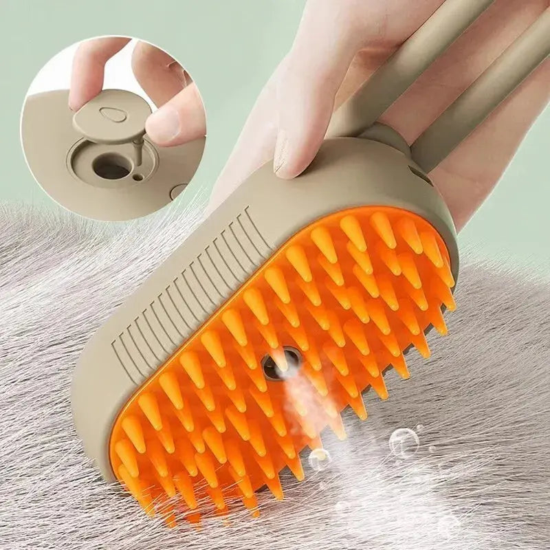 Pet Spray Massage Brush One Button Electronic Worldwide