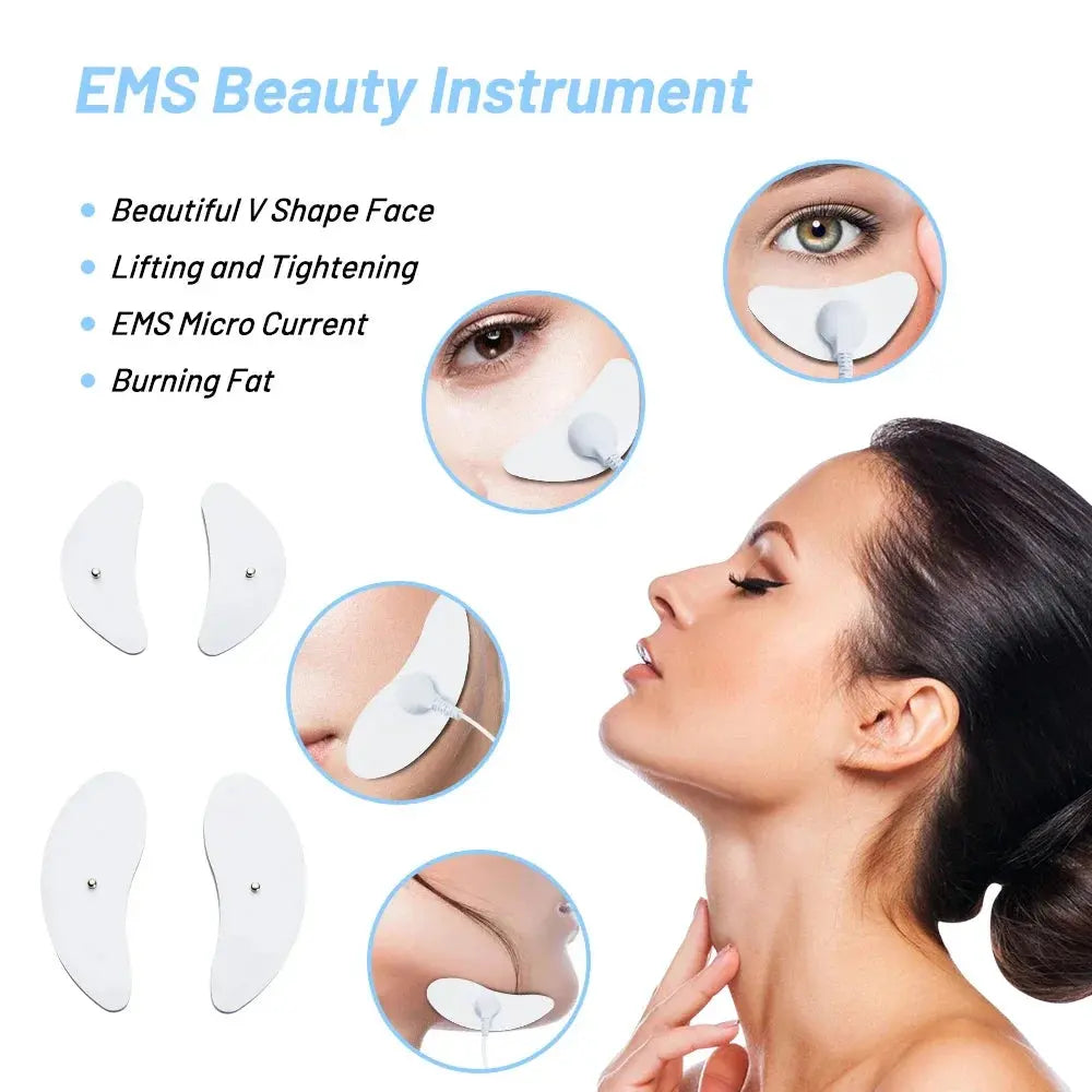 EMS Face Lifting Massage Microcurrent Face For Face Anti Wrinkle Skin Tighten Beauty Health Face Massage Electronic Worldwide