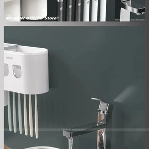 Magnetic Adsorption Toothbrush Holder Wall Electronic Worldwide