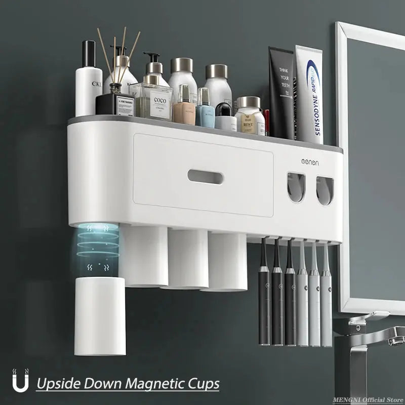 Magnetic Adsorption Toothbrush Holder Wall Electronic Worldwide