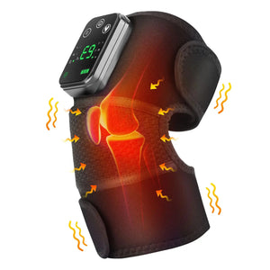 Knee Heating Massager Joint Physiotherapy Hot Compress Vibration Massage Elbow Shoulder Support Thermal Knee Pad Relieve Arthrit - Electronic Worldwide